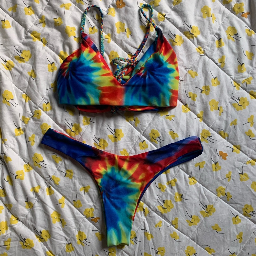 Tie-Dye Ultra-Cheeky/Thong Bikini